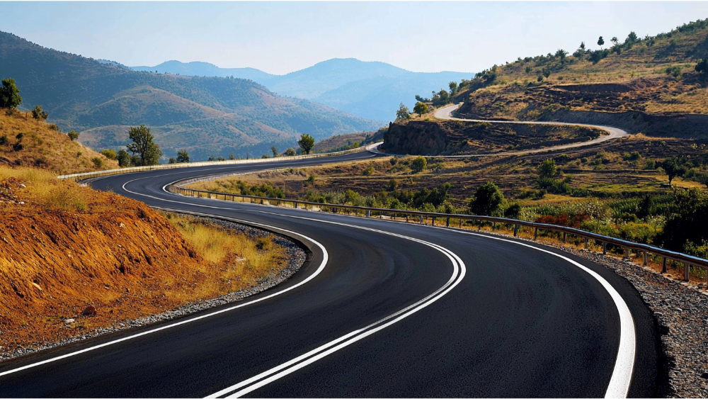 a road built by a civil engineer